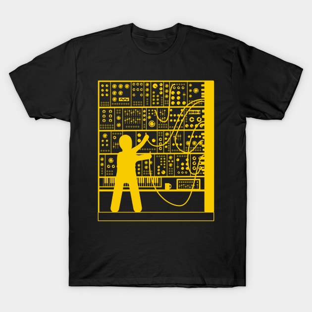 Modular Synthesizer T-Shirt by Mewzeek_T